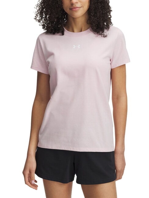 UNDER ARMOUR RIVAL CORE Camiseta rosa de primera - camiseta