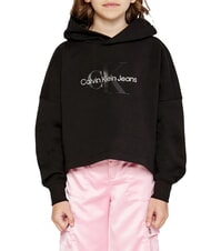 CALVIN KLEIN CK KIDS Sudadera con capucha y estampado de logotipo brillante - Sudadera Bebé