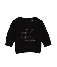 CALVIN KLEIN CK KIDS Suéter de cuello redondo para recién nacidos - Peleles y conjuntos para bebé