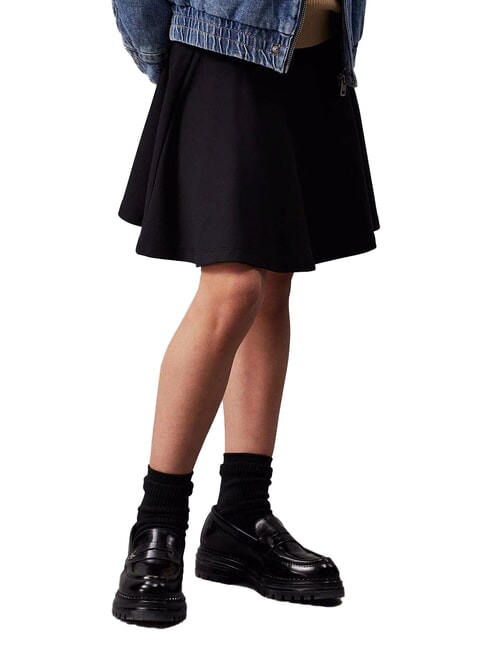 CALVIN KLEIN CK KIDS Falda corta con cintura elástica ck negro - Faldas de niñas