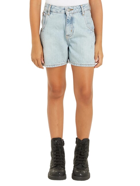 CALVIN KLEIN CK KIDS Pantalones cortos vaqueros para niñas azul pálido - pantalones para niños