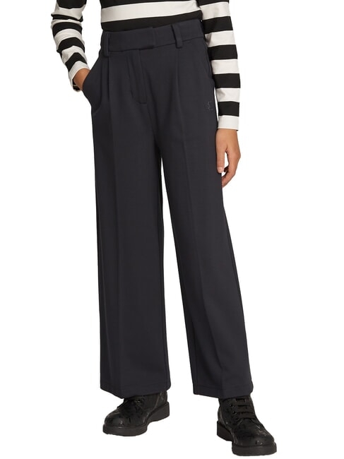 CALVIN KLEIN CK KIDS Pantalones de niña de corte recto ck negro - pantalones para niños