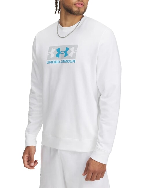 UNDER ARMOUR RIVAL TERRY Camisa de entrenamiento blanco - Sudaderas