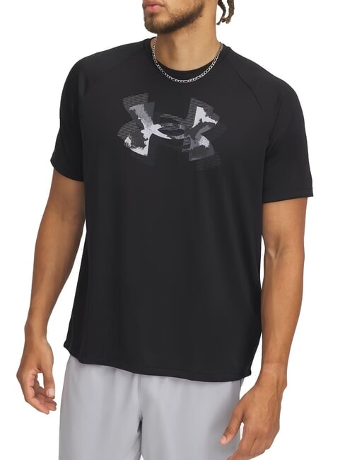 UNDER ARMOUR TECH PRINT Camiseta negro - camiseta