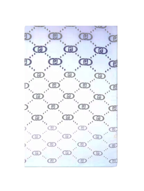 LIUJO LOGO Bufanda degradada con logotipo integral mezclilla clara - Bufandas