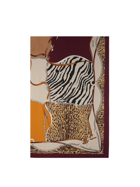 LIUJO MIX PRINT Bufanda con estampado integral cinta natural - Bufandas