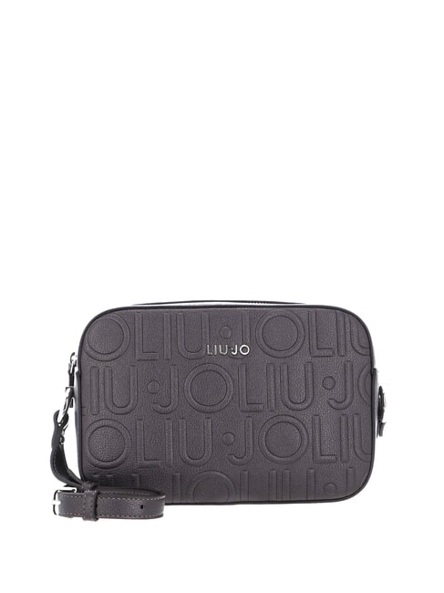 LIUJO MANHATTAN Estuche mediano para cámara con logotipo en relieve antracita se reunió. - Bolsos Mujer