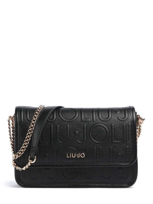 LIUJO MANHATTAN Bolso convertible con solapa NEGRO - Bolsos Mujer