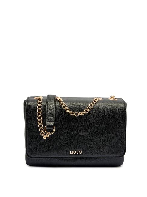 LIUJO CALIWEN Bolso de hombro convertible con cadena NEGRO - Bolsos Mujer