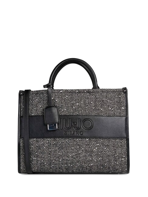 LIUJO RIDHI Bolso grande de espiga NEGRO - Bolsos Mujer