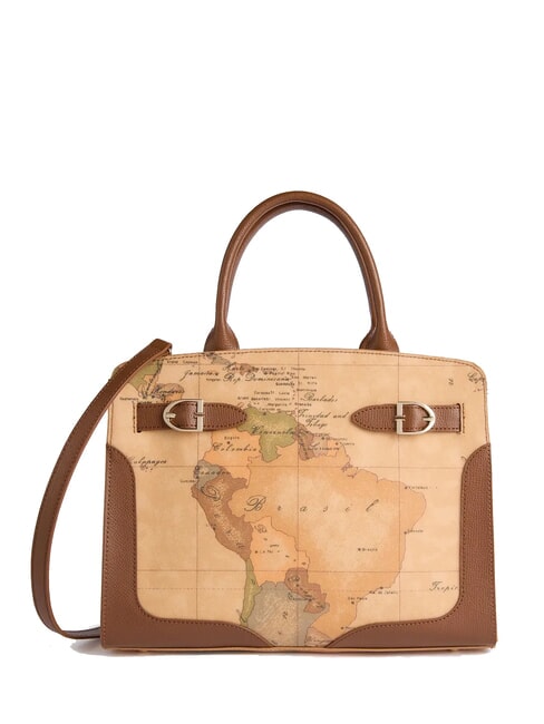 ALVIERO MARTINI PRIMA CLASSE VALLEY GEO Bolso de mano con bandolera castaña - Bolsos Mujer