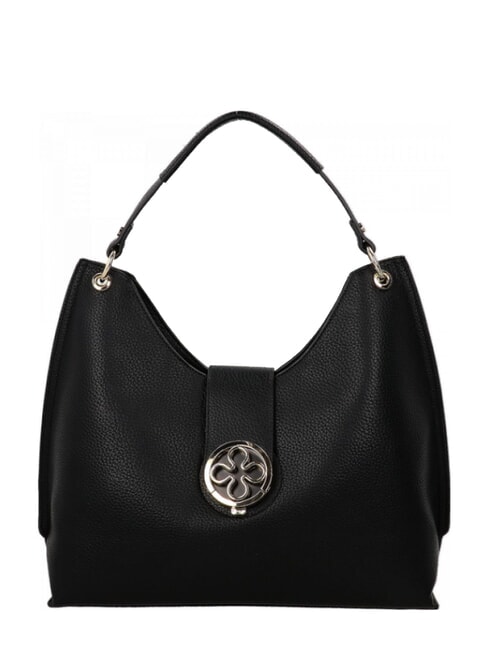 V73 FEDERICA Bolso de hombro negro - Bolsos Mujer