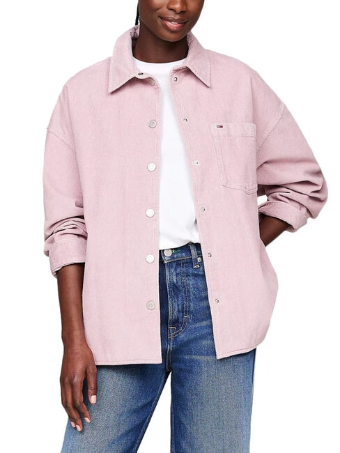 TOMMY HILFIGER TH JEANS Camisa de algodón uva del valle - Camisas