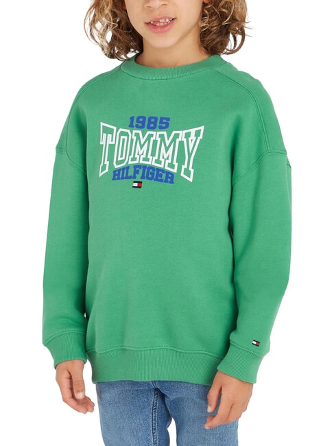 TOMMY HILFIGER TH KIDS Sudadera de mezcla de algodón verde costero - Sudadera Bebé