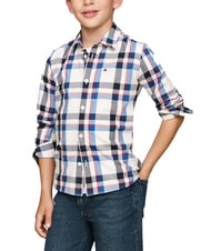 TOMMY HILFIGER TH KIDS Camisa de tart&aacute;n - camisas para ni&ntilde;os