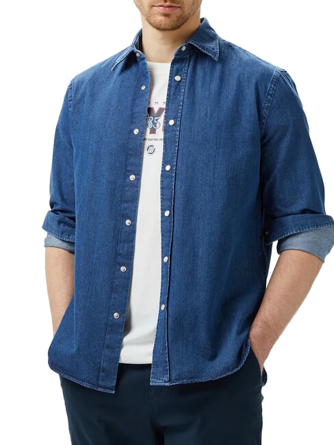 TOMMY HILFIGER TH DENIM Camisa vaquera dril - Camisas de hombre