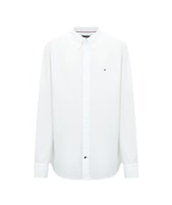 TOMMY HILFIGER TH  Camisa de algod&oacute;n para hombre blanco &oacute;ptico - Camisas de hombre - 1