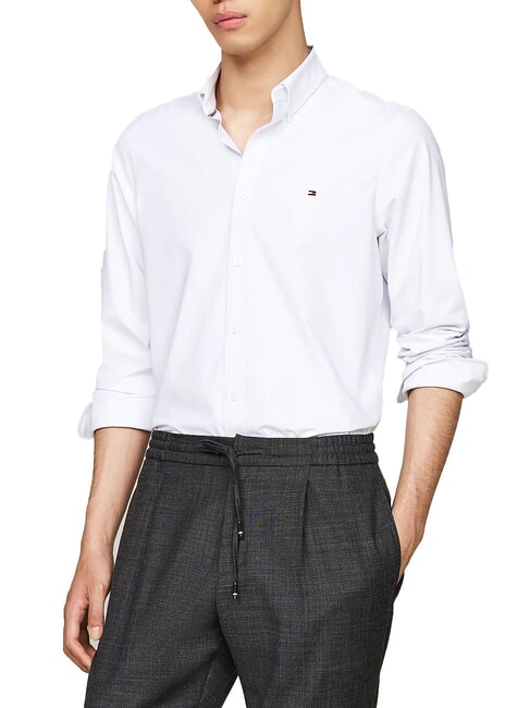 TOMMY HILFIGER TH  Camisa de manga larga blanco óptico - Camisas de hombre