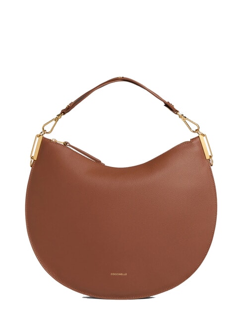 COCCINELLE SUNUP  Bolso de hombro, con bandolera coñac/negro - Bolsos Mujer