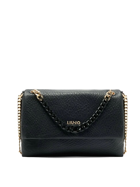 LIUJO MEHMET Bolso de hombro con cadena bicolor NEGRO - Bolsos Mujer