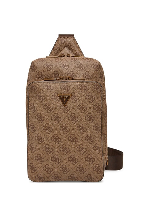 GUESS MILANO 4G Bolso maxi beis / marrón - Bandoleras Hombre