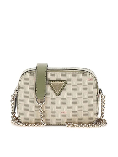 GUESS G WAVE  Mini bolso de hombro para cámara logotipo de Sage - Bolsos Mujer