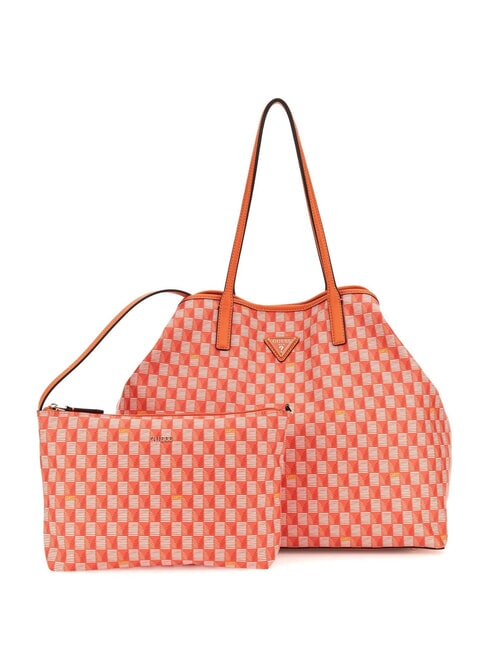 GUESS G WAVE  Bolso de hombro logotipo naranja - Bolsos Mujer