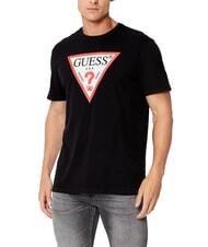 GUESS TRI LOGO Camiseta de algodón - camiseta