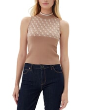 GUESS LISE 4G Cárdigan de cuello redondo - Suéteres de mujer