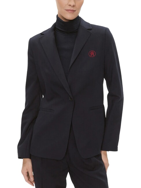 TOMMY HILFIGER TH Blazer de mujer cielo del desierto - Chaquetas de mujer
