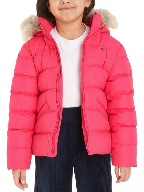 TOMMY HILFIGER TH  chaqueta de plumas con c magenta intenso - Chaquetas de bebé