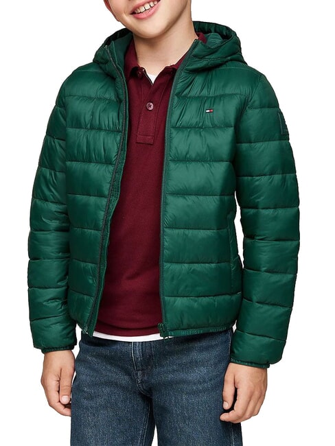 TOMMY HILFIGER TH KIDS Edredón relleno de plumón verde ornamental - Chaquetas de bebé
