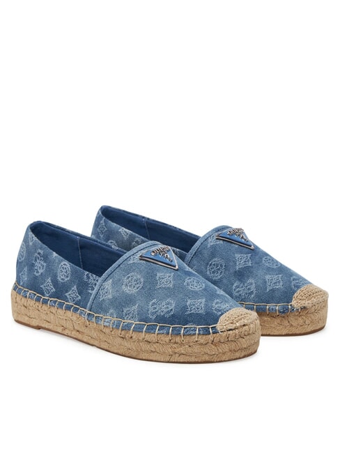 GUESS JOLANDON Mocasines de alpargatas azul - Zapatos Mujer