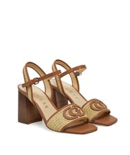 GUESS GANIKA Sandalias altas con banda de rafia - Zapatos Mujer