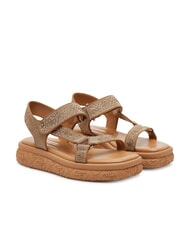 GUESS LODE2 Sandalias con tira y pedrería Beige / Marrón - Zapatos Mujer - 1
