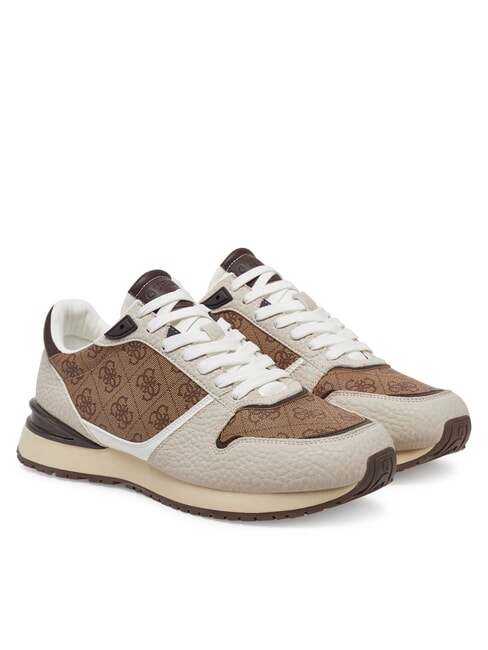 GUESS ISLAND Zapatillas blanco beige - Zapatos Hombre