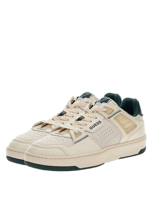 GUESS VINCENT Zapatillas blanco verde - Zapatos Hombre