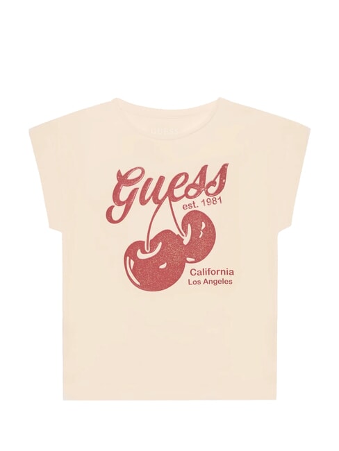 GUESS KIDS MIDI camiseta de manga corta rosa elegante - Camiseta niño