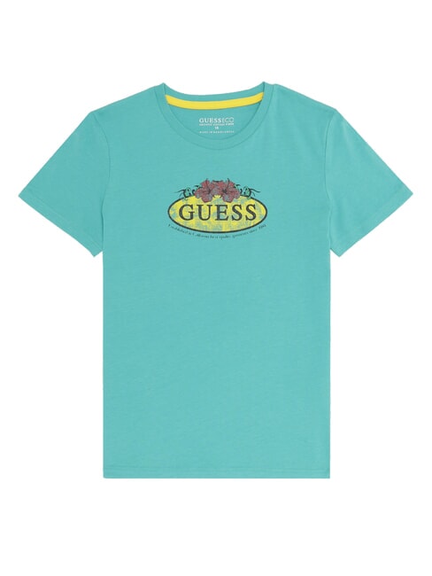 GUESS KIDS camiseta de manga corta menta de jade - Camiseta niño