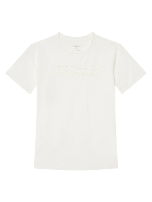 GUESS KIDS Camiseta de manga corta con logotipo en relieve desaliñado - Camiseta niño