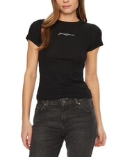 GUESS JEANS EMBRO SLIM Camiseta de manga corta acanalada - camiseta