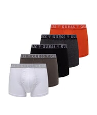 GUESS LOGO CLASSIC 5 boxers multicolores - Calzoncillos de hombre
