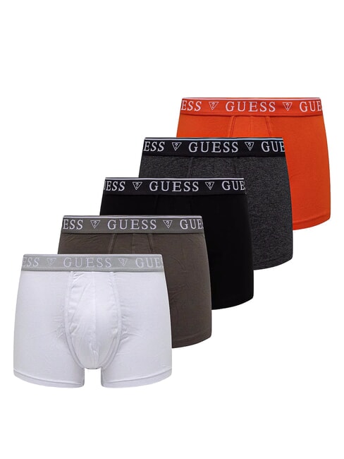 GUESS LOGO CLASSIC 5 boxers multicolores lava negra blanca gris o - Calzoncillos de hombre