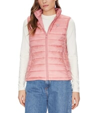 GUESS JEANS PUFFER Chaqueta de plumas sin mangas ligero rosa - Chaleco de mujer - 1