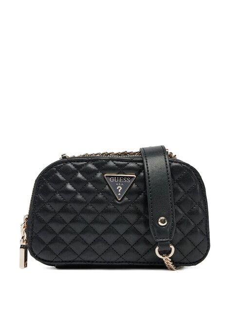 GUESS ECO RIANEE Bolso acolchado convertible NEGRO - Bolsos Mujer