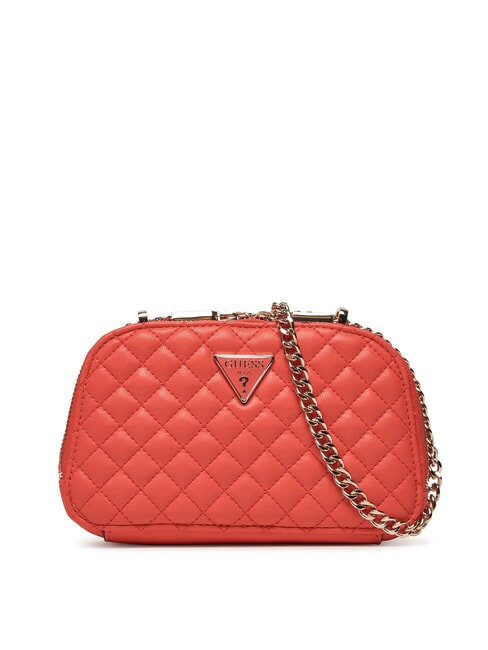 GUESS ECO RIANEE Bolso acolchado convertible rojo coral - Bolsos Mujer