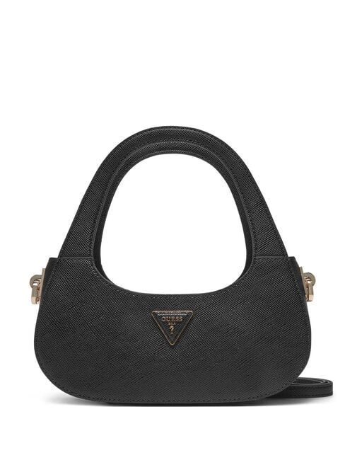 GUESS ECO JAZYLYNN Bolso hobo ST Saffiano con correa para el hombro NEGRO - Bolsos Mujer