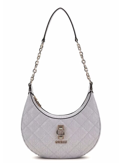 GUESS BESSEY Bolso de hombro con correa para el hombro gris lavanda - Bolsos Mujer