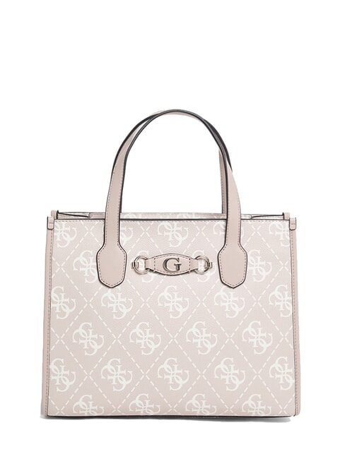 GUESS IZZY 2 Bolso de mano con bandolera logotipo de arena - Bolsos Mujer