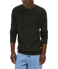 TOMMY HILFIGER TH JEANS Su&eacute;ter de cuello redondo negro - Su&eacute;teres de los hombres - 1